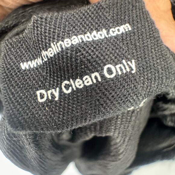 Line & Dot Women's Unlined jersey Off The Shoulder Kelly Dress Black Size M NWT - Picture 10 of 13